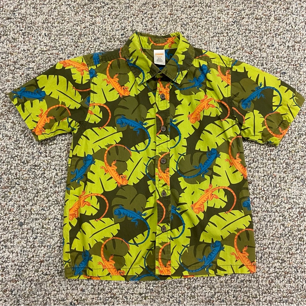 Boys Gymboree button down shirt size Small